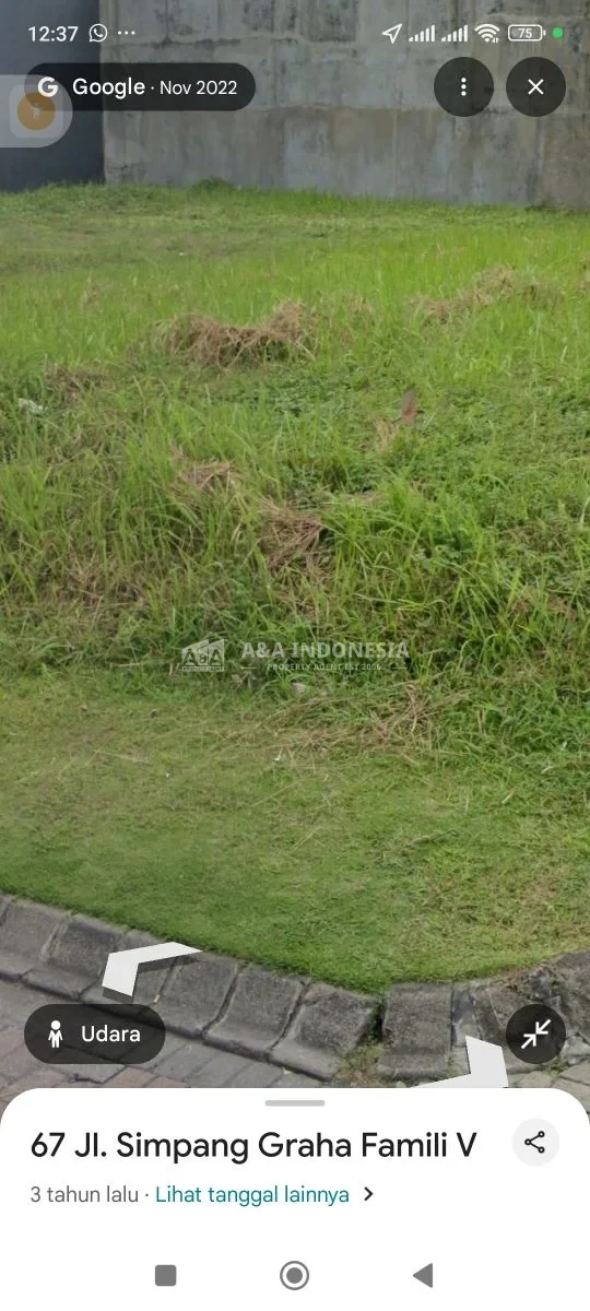 Jual Kavling Tanah Premium Graha Famili Lokasi Prestisius Surabaya Barat