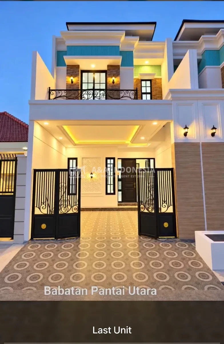 Dijual Rumah Mewah American Classic Babatan Pantai Surabaya Timur Dekat Grand Kenjeran