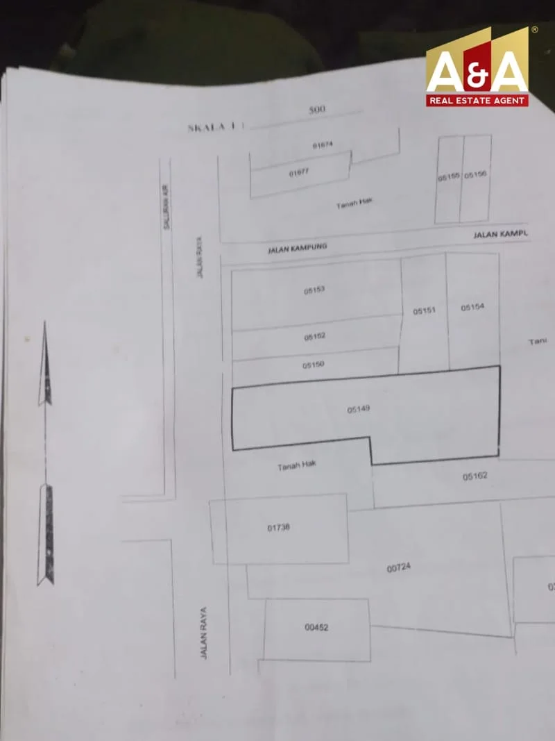 Dijual Tanah Lokasi Strategis Raya Randegansari Gresik