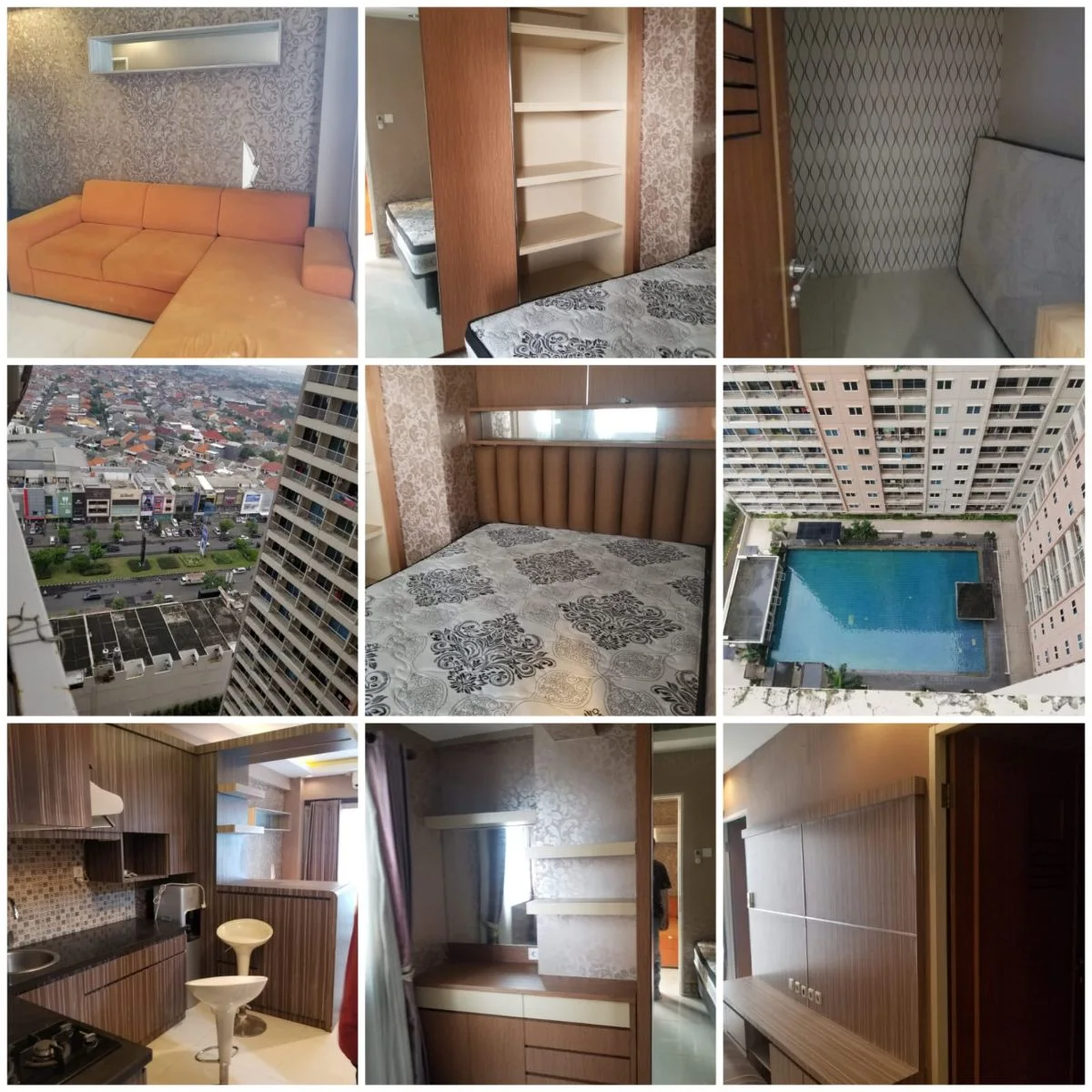 Dijual Apartemen View Pool dan Full Furnish di Puncak Bukit Golf (PBG) Tower A Surabaya Barat