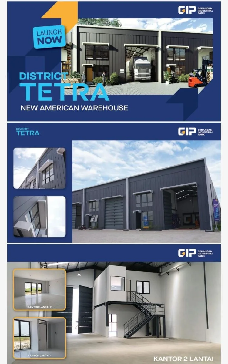 Dijual Gudang di Gedangan Industrial Park Waru Sidoarjo