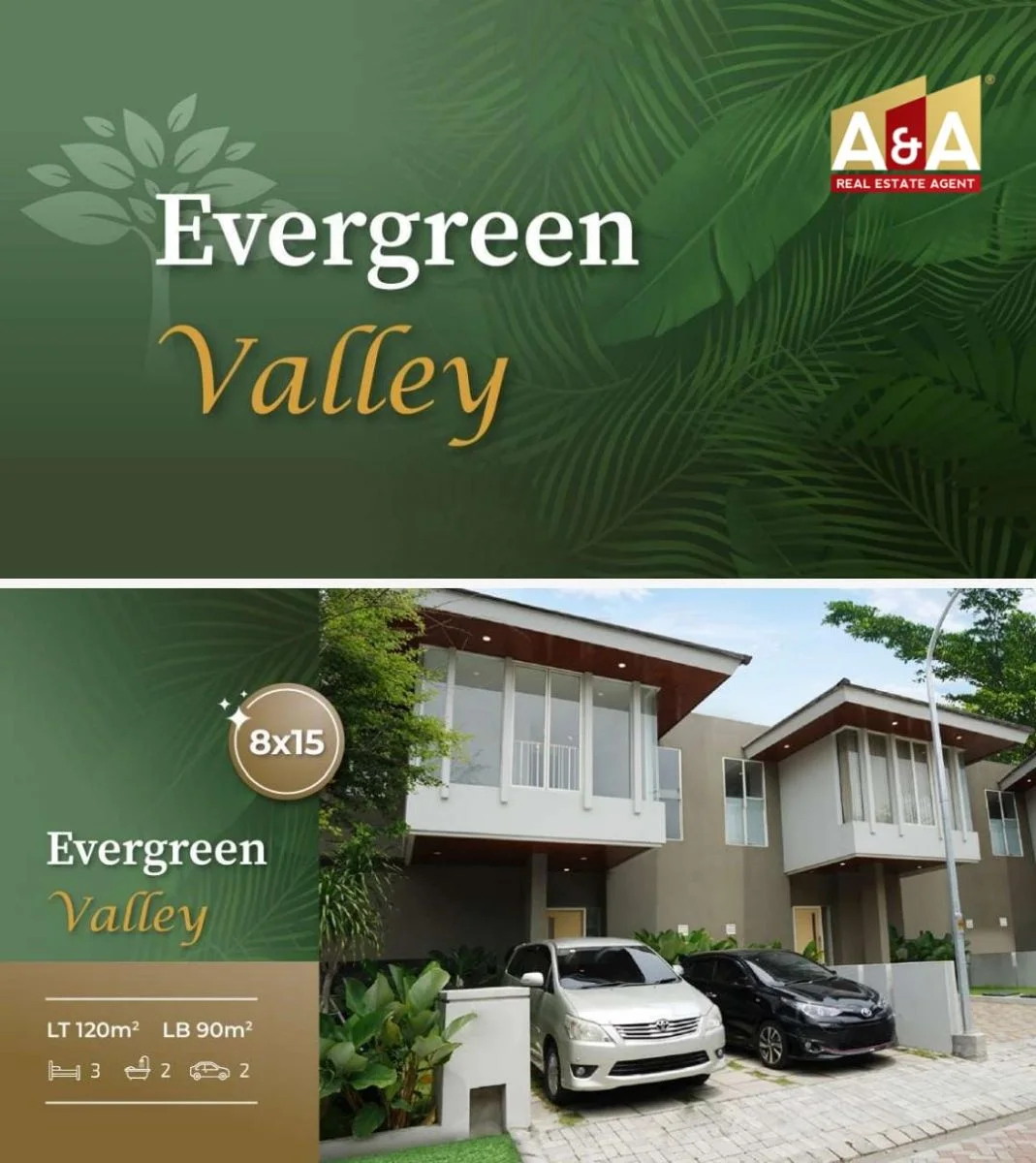 Dijual Rumah Type Oasis Zoiya di Cerme Gresik