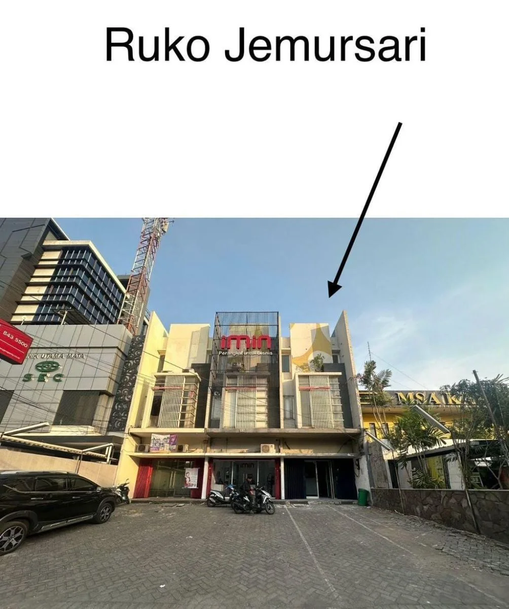 Dijual / Disewakan Kerjasama Ruko Strategis Nol Raya Jemursari Surabaya