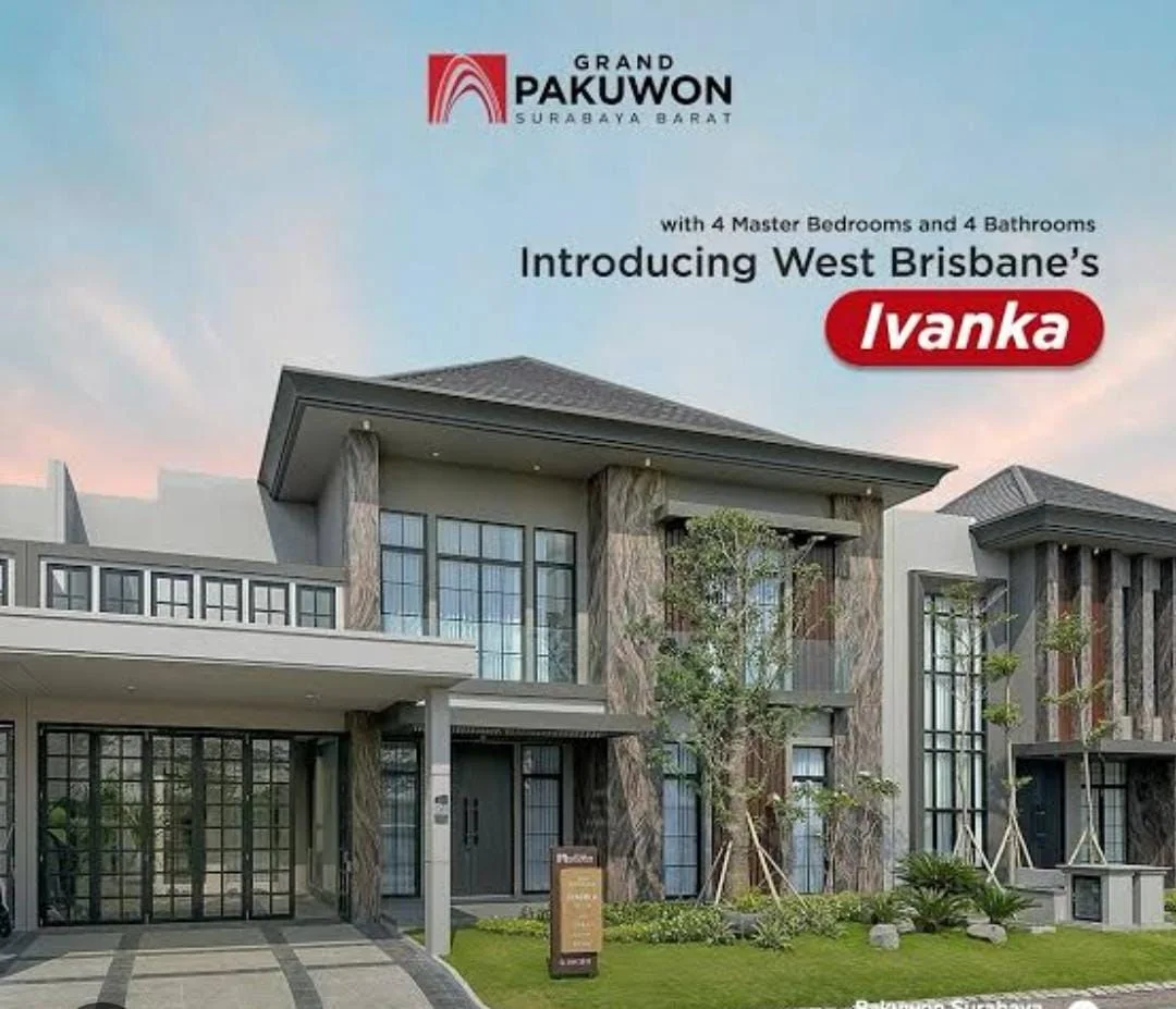 Dijual Rumah Mewah di Grand Pakuwon Cluster Brisbane Surabaya Barat - Thumbnail 3