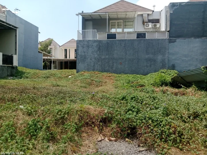 Dijual Tanah Bentuk Kotak Strategis di Wilayah Taman Puspa Raya Citraland Surabaya Barat