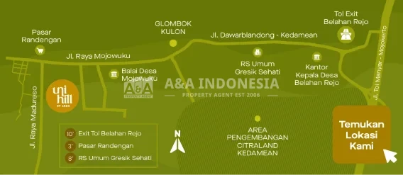 Dijual Rumah Minimalis di Unihill By Jade Kedamean Gresik - Thumbnail 2