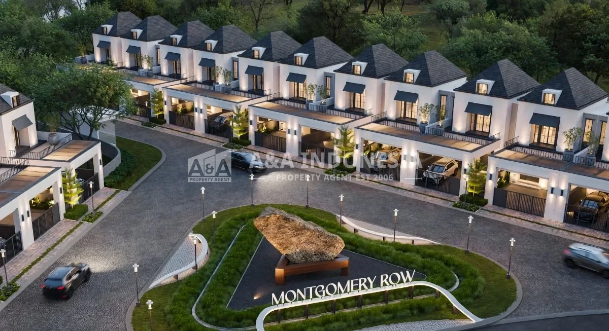 Dijual Rumah Mewah untuk Keluarga Besar di Montgomery Row Grand Harvest Surabaya Barat