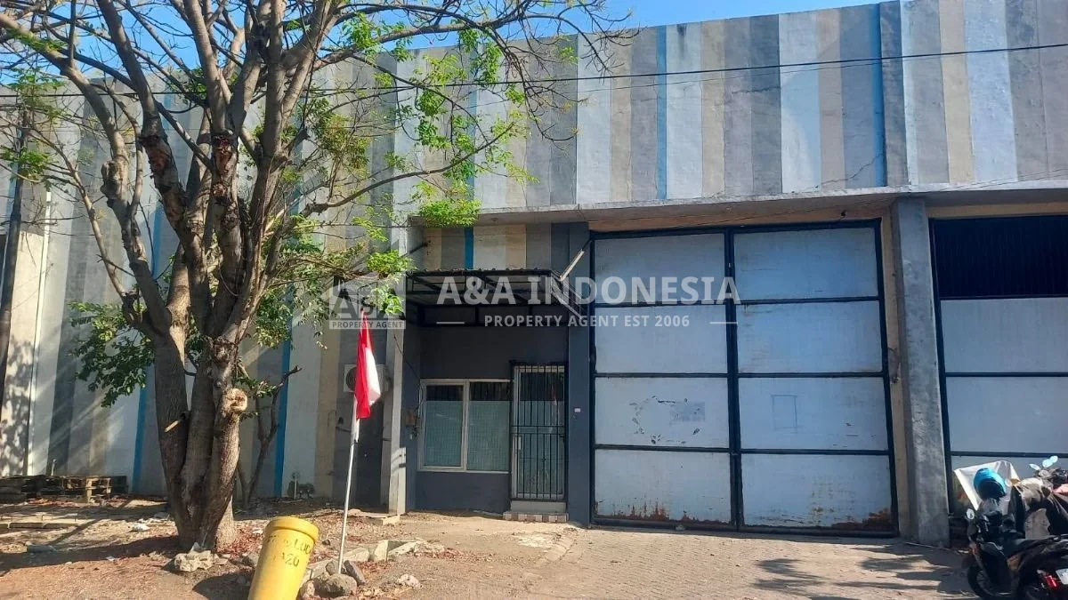 Dijual cepat gudang siap huni di Komplek Pergudangan Safe n Lock, Jalan Lingkar Timur, Sidoarjo