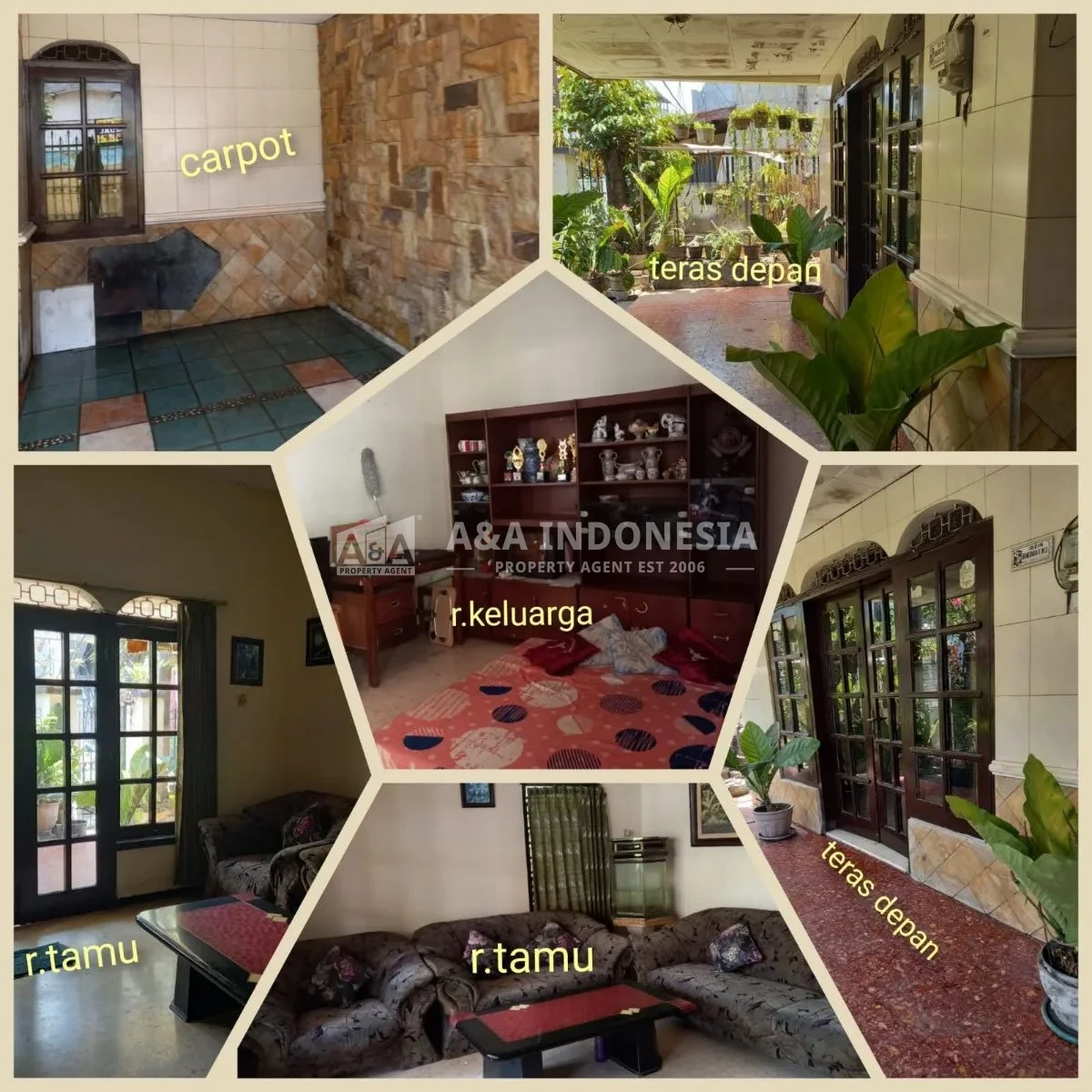 Dijual rumah strategis di Simomulyo Baru, Surabaya Barat