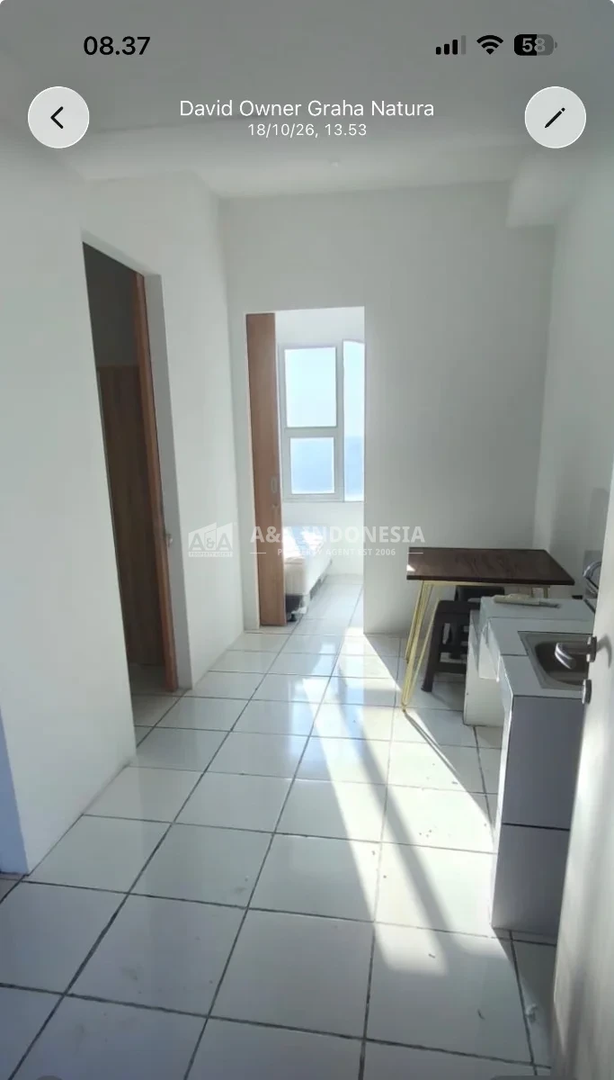 Disewakan Apartemen City Square Marina Margorejo Surabaya Selatan - Thumbnail 5
