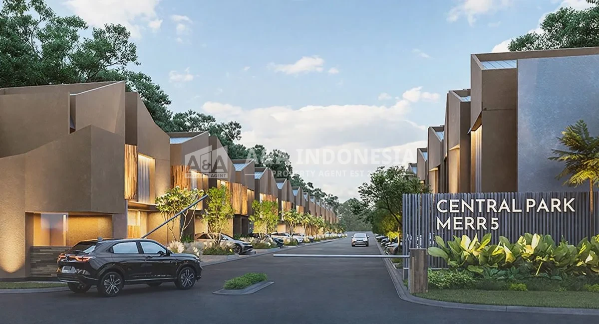 Dijual Rumah Kawasan Premium Dekat Bandara di Central Park MERR Phase V Surabaya Timur