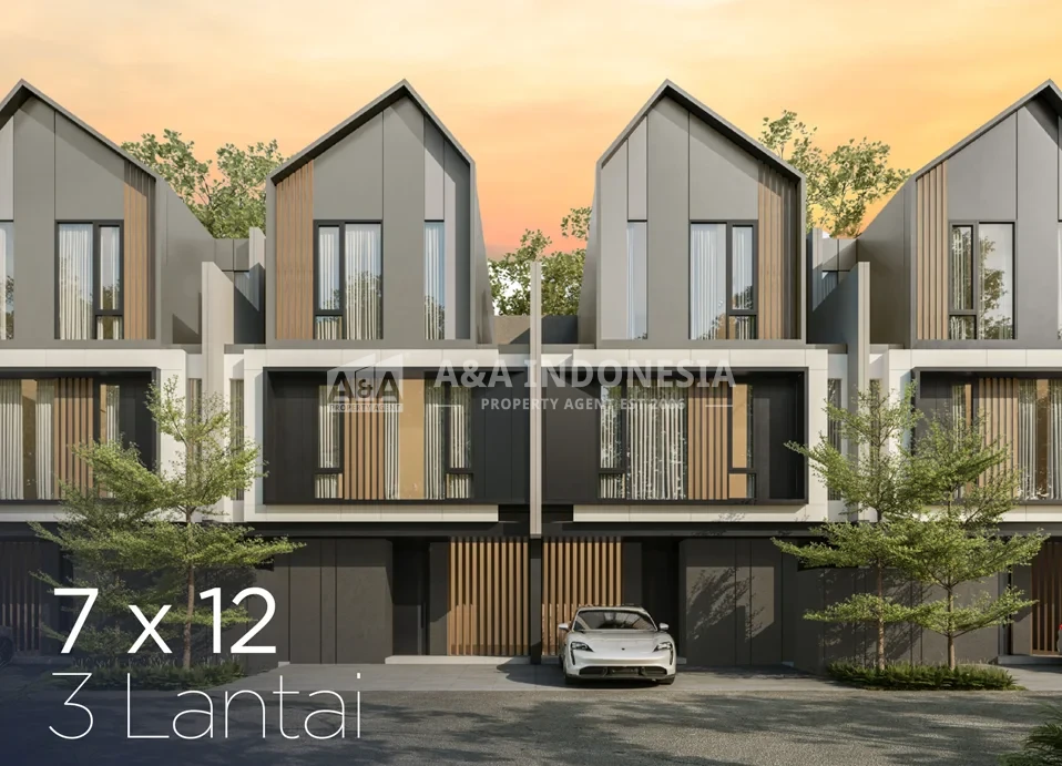 Dijual Rumah Mewah Lokasi Strategis Boulevard Series Grand Eastern Surabaya Timur/Type 7x12 - 3 Lantai