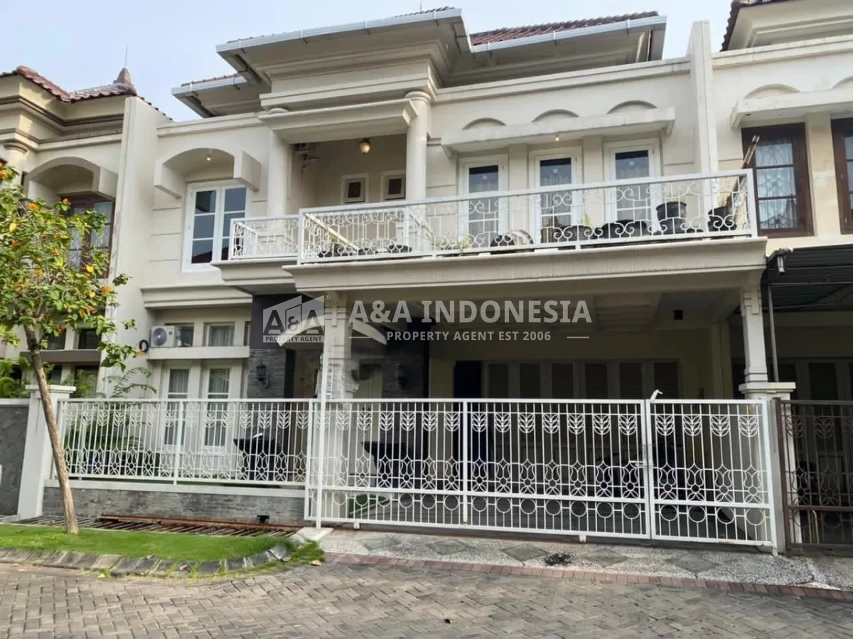 Disewakan Rumah 2 Lantai Furnished di Central Park Ahmad Yani Surabaya Selatan