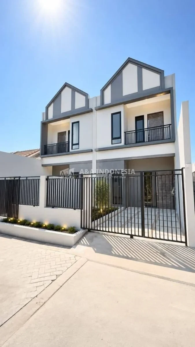 Dijual Rumah Mewah Modern di Perumahan Palm Oasis Cluster, Sememi, Benowo, Surabaya Barat